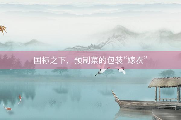 国标之下，预制菜的包装“嫁衣”